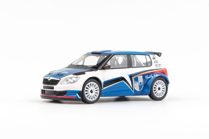 Abrex Škoda Fabia II FL S2000 1:43 BFO Škoda Rally Team "Loix" Design 2011